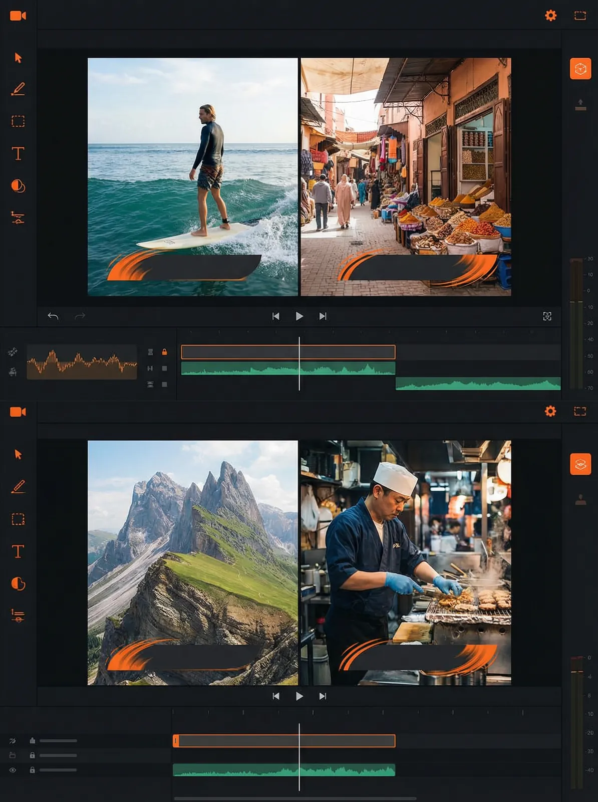 皇冠娱乐app Vlog开场模板设计